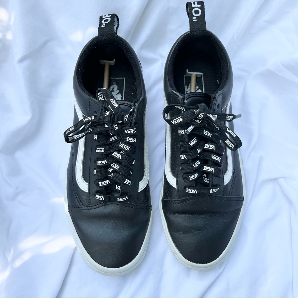 VANS | OLD SKOOL LEATHER SKATE SHOES OTW LETTER WEBBING MENS 7.5 WOMENS 9 - Picture 5 of 9